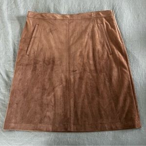 BCBGMAXAZRIA Suede Skirt